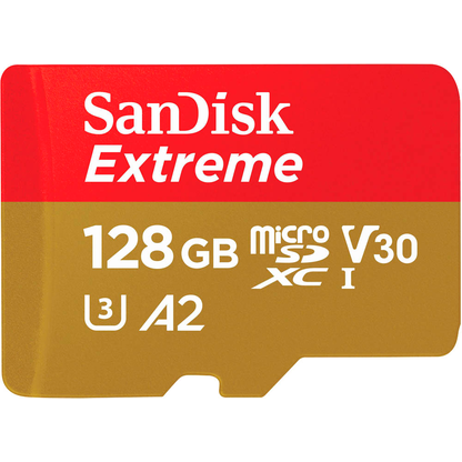 Artikelbild 2 für SanDisk Speicherkarte microSDXC-Card Extrem, 128 GB, 1 St., Artikelnummer 827091