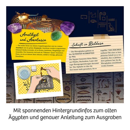 Artikelbild 3 für KOSMOS Ausgrabungsset Pharaonen-Schatz mehrfarbig, Artikelnummer 223796