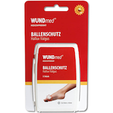 Artikelbild 1 für WUNDmed® Blasenpflaster Ballenschutz Hallux Valgus 02-137 transparent 4,3 x 4,3 cm, 3 St., Artikelnummer 471549
