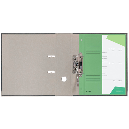 Artikelbild 2 für LEITZ Ösenhefter 3741 Karton grün DIN A4, halber Deckel, 1 St., Artikelnummer 944189