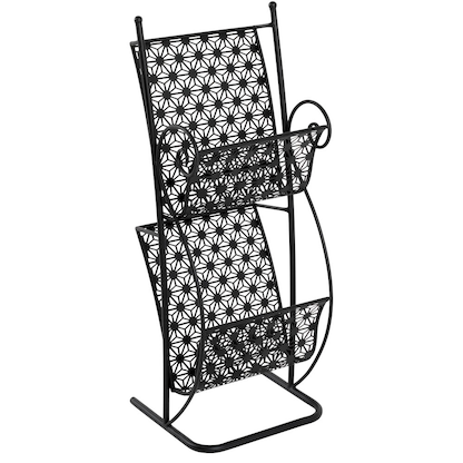 Artikelbild 2 für HAKU Möbel Zeitungsständer 19594 schwarz Metall, DIN A4, Artikelnummer 136673