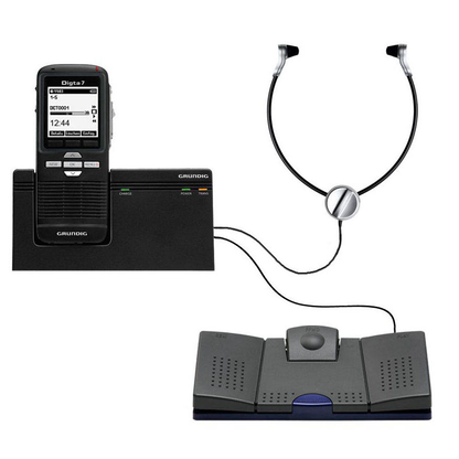 Artikelbild für GRUNDIG Digta 7 Stand-alone Kit digitales Diktiergerät-Set 2 GB, Artikelnummer 470672