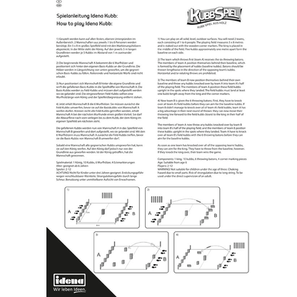 Artikelbild 10 für Idena Kubb Wurfspiel, 1 St., Artikelnummer 715124