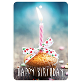 Artikelbild 1 für LUMA Geschenkanhänger mehrfarbig Happy Birthday mit Kerze, 10 St., Artikelnummer 141406