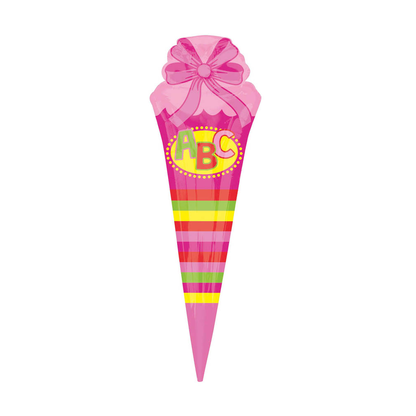 Artikelbild für amscan® Folienballon Schultüte pink, 1 St., Artikelnummer 222368