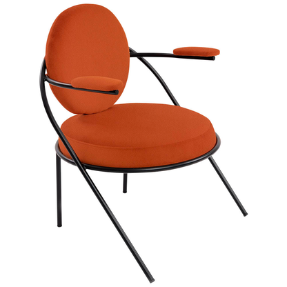 Artikelbild 2 für meet powered by PAPERFLOW Sessel SATURNE rost schwarz Kunstleder 70,0 x 73,0 x 88,0 cm, 2 St., Artikelnummer 231029