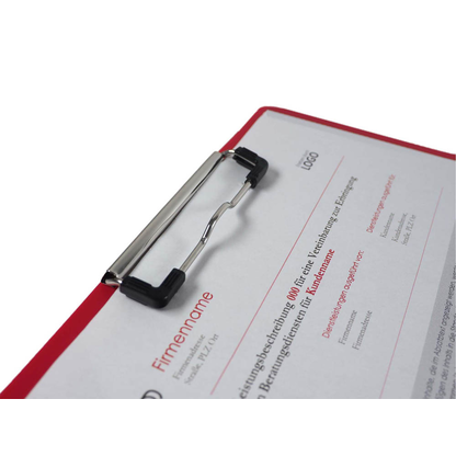 Artikelbild 7 für FolderSys Klemmbrett 80001-80 DIN A4 rot Kunststoff, 1 St., Artikelnummer 812529