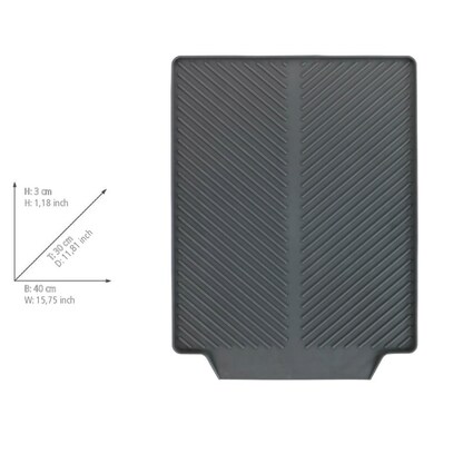 Artikelbild 3 für WENKO Abtropfmatte Linea grau, 1 St., Artikelnummer 465926