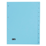Artikelbild 1 für dots Ordnerregister DIN A4 Vollformat 1-10 blau 10-teilig, 5 Satz, Artikelnummer 293738