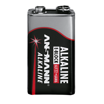 Artikelbild 2 für ANSMANN Batterien Red Alkaline Alkali-Mangan E-Block 9,0 V, 2 St., Artikelnummer 545921