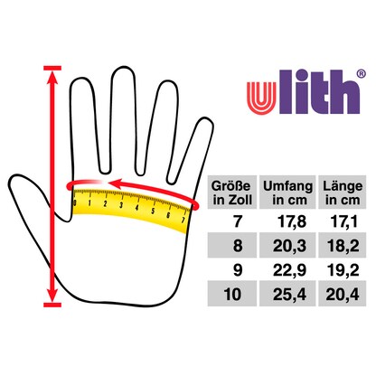 Artikelbild 2 für Ulith unisex Gummihandschuhe gelb Größe M, 1 Paar, Artikelnummer 419445