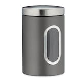 Artikelbild 1 für relaxdays Vorratsdose 17,0 cm hoch grau 1,4 l, 1 St., Artikelnummer 472892