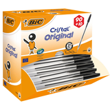 Artikelbild 1 für 90 + 10 GRATIS: BIC Kugelschreiber Cristal® Original transparent, Schreibfarbe: schwarz, 90 St. + GRATIS 10 St., Artikelnummer 287560