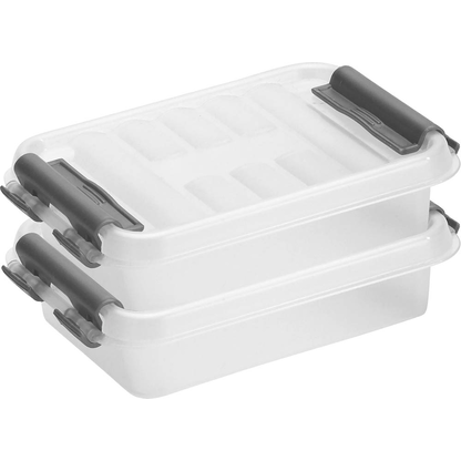 Artikelbild 3 für sunware Q-line Aufbewahrungsbox 0,2 l transparent 11,3 x 7,8 x 2,9 cm, 1 St., Artikelnummer 145591