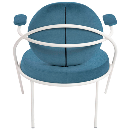 Artikelbild 4 für meet powered by PAPERFLOW Sessel SATURNE blau weiß Kunstleder 70,0 x 73,0 x 88,0 cm, 1 St., Artikelnummer 231401