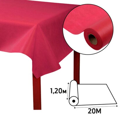 Artikelbild 2 für PROnappe Tischdecke bordeaux 1,2 x 20,0 m, 4 Rollen, Artikelnummer 388872