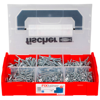 Artikelbild 3 für fischer Holzbauschrauben-Sortiment FixTainer PowerFast II TX TG 562272 4/4,5/5 mm x 35/40/45/50/60/70 mm, Artikelnummer 480457