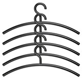 Artikelbild 1 für MAUL Kleiderbügel schwarz, 5 St., Artikelnummer 606117