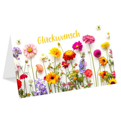 Artikelbild für LUMA Glückwunschkarte Blumenwiese LU 2906 DIN A6, 1 St., Artikelnummer 818862