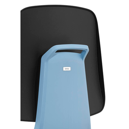 Artikelbild 6 für bimos Arbeitsdrehstuhl Labsit blau, schwarz Kunstleder, Artikelnummer 470928