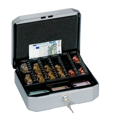 Artikelbild für DURABLE Geldkassette 177857 EUROBOXX S silber, Artikelnummer 513224