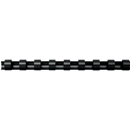 Artikelbild für Fellowes Kunststoffbinderücken schwarz für 20 Blatt, 100 St., Artikelnummer 829630