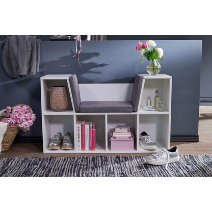 Artikelbild 3 für WOHNLING Schuhregal weiß 102,0 x 30,0 x 62,0 cm, 1 St., Artikelnummer 907974