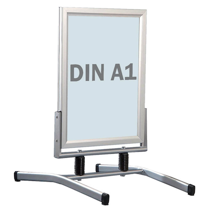 Artikelbild 4 für FRANKEN Kundenstopper Outdoor Plus silber DIN A1 2 Fächer 73,0 x 105,0 x 115,0 cm, 1 St., Artikelnummer 570414