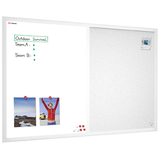 Artikelbild 1 für ALLboards Whiteboard-Pinnwand 90,0 x 60,0 cm Textil weiß, Artikelnummer 502441