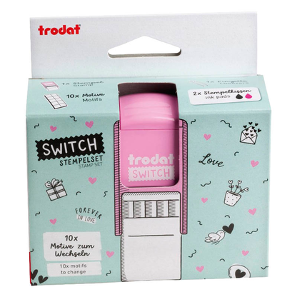 Artikelbild 6 für trodat switch Motivstempel Liebesbotschaften 2 x 2 cm, 1 St., Artikelnummer 587669