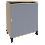 Artikelbild 1 für fm Sidney Bürowagen akazie 2 Ebenen 93,4 x 46,3 x 103,8 cm, Artikelnummer 294542