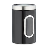Artikelbild 1 für relaxdays Vorratsdose 17,0 cm hoch schwarz 1,4 l, 1 St., Artikelnummer 473201