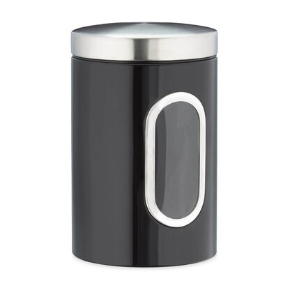 Artikelbild für relaxdays Vorratsdose 17,0 cm hoch schwarz 1,4 l, 1 St., Artikelnummer 473201