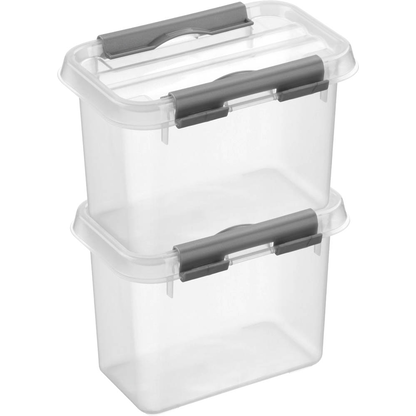 Artikelbild 3 für sunware Q-line Aufbewahrungsbox 0,8 l transparent 15,0 x 10,0 x 10,3 cm, 1 St., Artikelnummer 145610