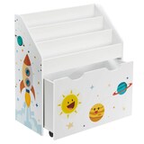 Artikelbild 1 für SONGMICS Kinderregal weiß 62,5 x 29,5 x 70,0 cm, 1 St., Artikelnummer 438509