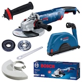 Artikelbild 1 für BOSCH Professional GWS 24-230 JZ+GDE 230 FC-S Winkelschleifer-Set 2.400 W, Artikelnummer 556809