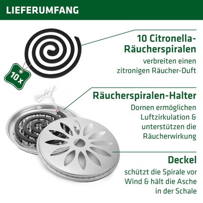 Artikelbild 3 für GARDIGO Räucherbox Citronella silber, 1 Set, Artikelnummer 796739