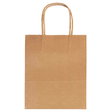 Artikelbild 1 für folia Papier-Tragetaschen M braun 18,0 x 21,0 cm, 20 St., Artikelnummer 595898