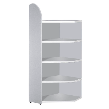 Artikelbild für Kerkmann Eckregal Dante lichtgrau 60,0 x 32,5 - 60,0 x 190,0 cm, 1 St., Artikelnummer 658948