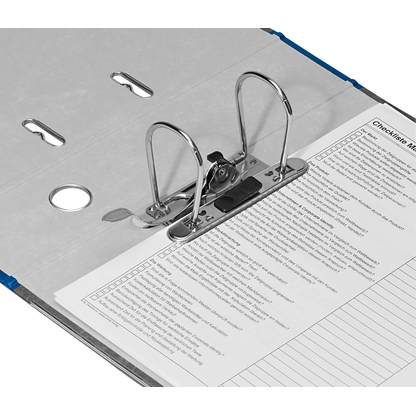 Artikelbild 7 für AKTION: LEITZ 1080 Ordner blau marmoriert Karton 8,0 cm DIN A4, 10 St., Artikelnummer 653806