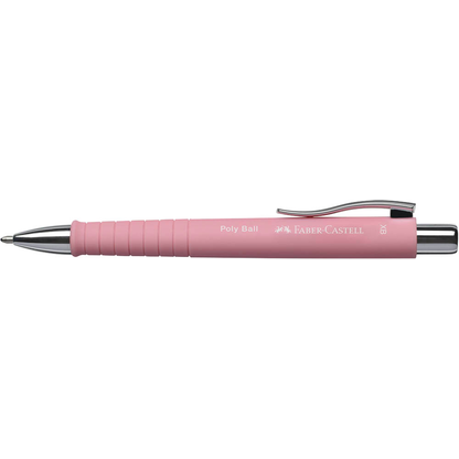 Artikelbild 2 für FABER-CASTELL Kugelschreiber POLY BALL Colous XB rosé, Schreibfarbe: blau, 1 St., Artikelnummer 868310