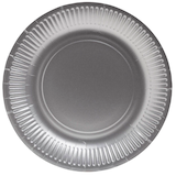 Artikelbild 1 für PROnappe Pappteller silber Ø 23,0 cm, 10 St., Artikelnummer 345839