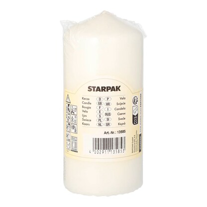 Artikelbild 2 für STARPAK Kerze weiß, 1 St., Artikelnummer 683054