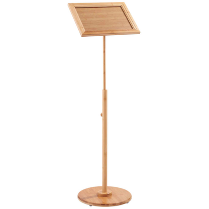 Artikelbild 4 für SPRINTIS Infoständer BAMBOO Holz DIN A4 21,0 x 29,7 x 80,0 - 120,0 cm, 1 St., Artikelnummer 730289