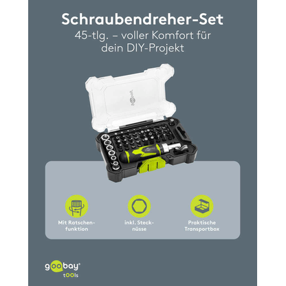 Artikelbild 6 für goobay Bit-Set 77842, 45-tlg., Artikelnummer 779669