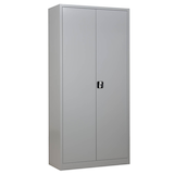 Artikelbild 1 für Gürkan Stahlschrank 100161 lichtgrau 4 Fachböden 92,0 x 42,0 x 195,0 cm, aufgebaut, 1 St., Artikelnummer 560108