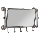 Artikelbild 1 für HAKU Möbel Wandgarderobe 13815 anthrazit Metall 5 Haken 75,0 x 45,0 cm, Artikelnummer 550964