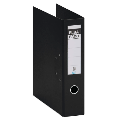 Artikelbild 3 für ELBA rado plast Ordner schwarz Kunststoff 8,0 cm DIN A4, 1 St., Artikelnummer 255638