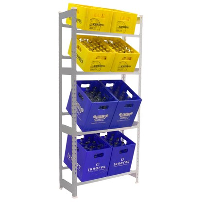 Artikelbild für Simonrack Getränkekistenregal SIMONBOTTLE 4 8425437119538 silber 80,0 x 30,0 x 200,0 cm, Artikelnummer 978753