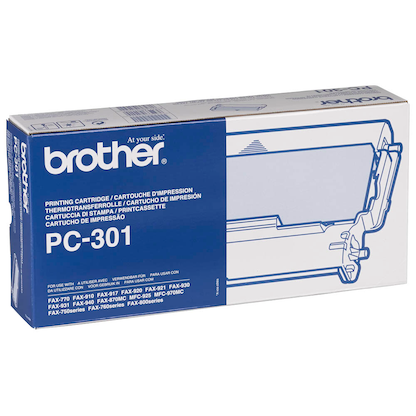 Artikelbild 2 für brother PC-301 schwarz Thermo-Druckfolie, 1 Rolle, Artikelnummer 177162